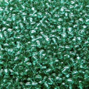 100pcs Czech Fire Polished Faceted Glass Beads Round 3mm Emerald