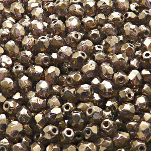 80pcs Czech Fire Polished Faceted Glass Beads Round 5mm Crystal Violet Brown Marble Senegal Luster