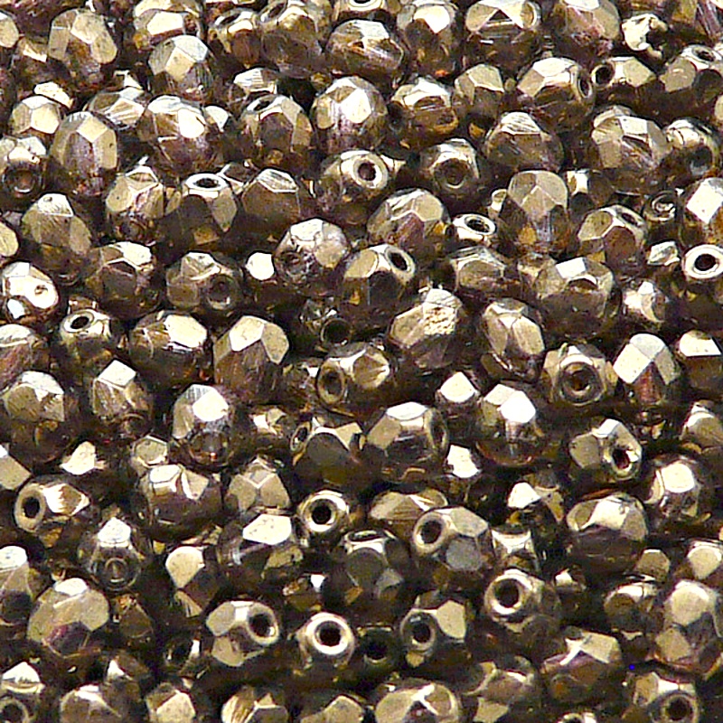 80pcs Czech Fire Polished Faceted Glass Beads Round 5mm Crystal Violet Brown Marble Senegal Luster